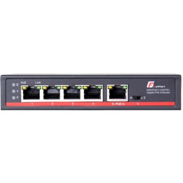 SWITCH POE GETFORT 4GE+1GE...